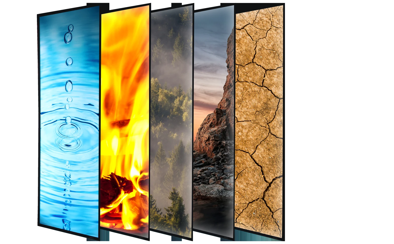 Gliding Pictures® mit verschiedenen Druckmotiven